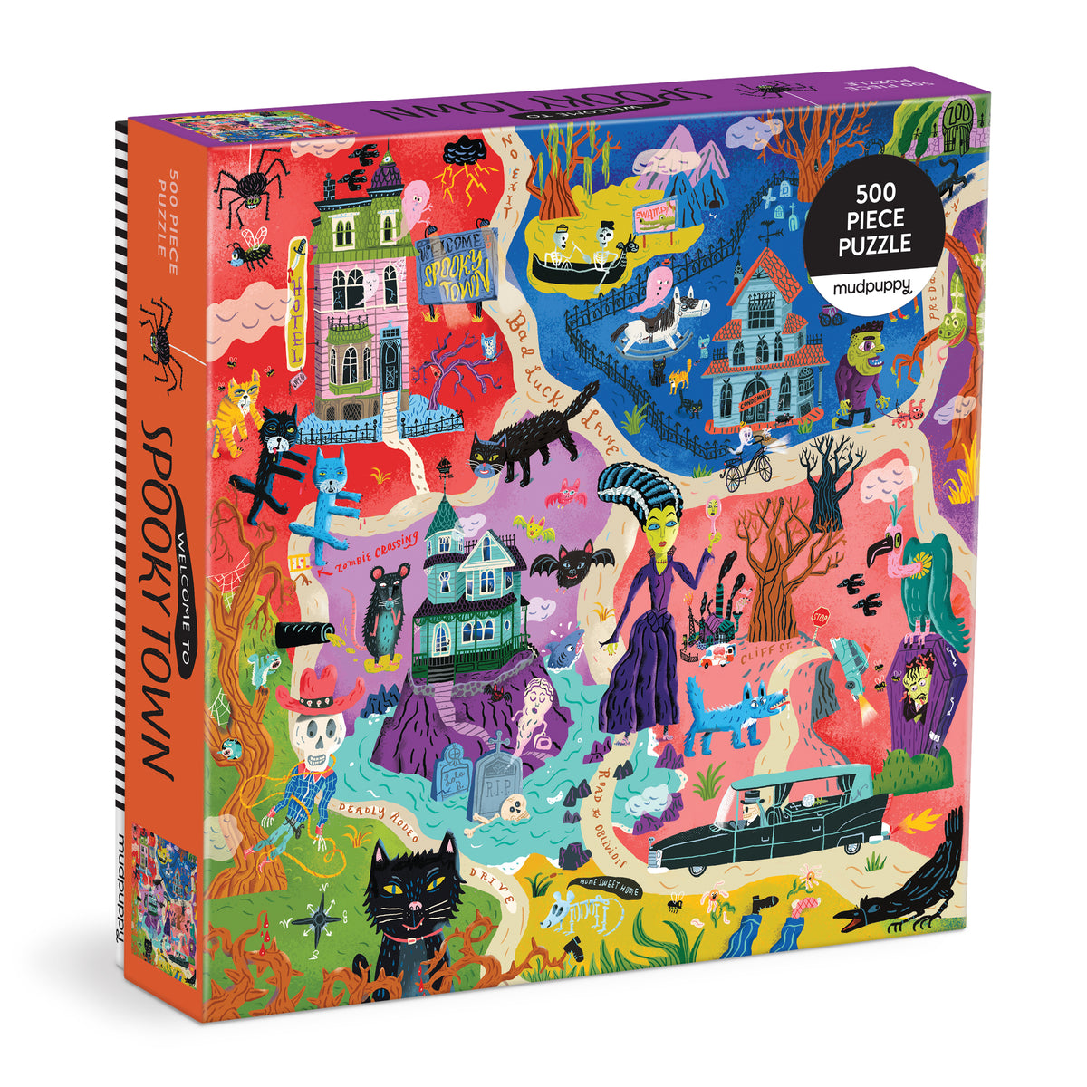 Welcome to Spooky Town 500 Piece Family Puzzle (Jigsaw Products