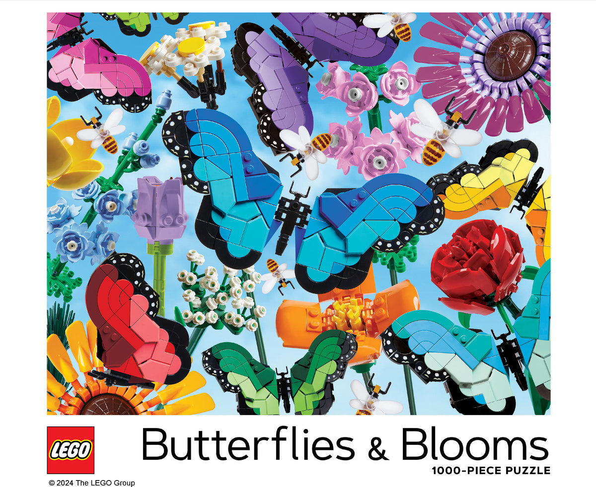 LEGO Butterflies & Blooms 1000-Piece Puzzle (Jigsaw Products
