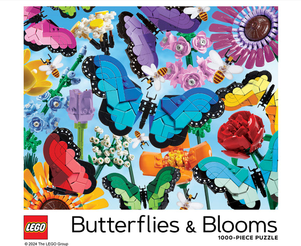 LEGO Butterflies & Blooms 1000-Piece Puzzle (Jigsaw Products