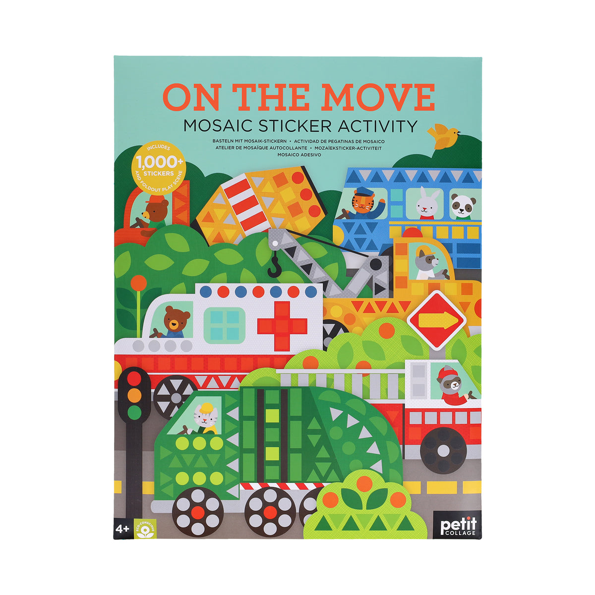 Mosaic Sticker Activity: On the Move (Sticker Book or Pack)– Abrams ...