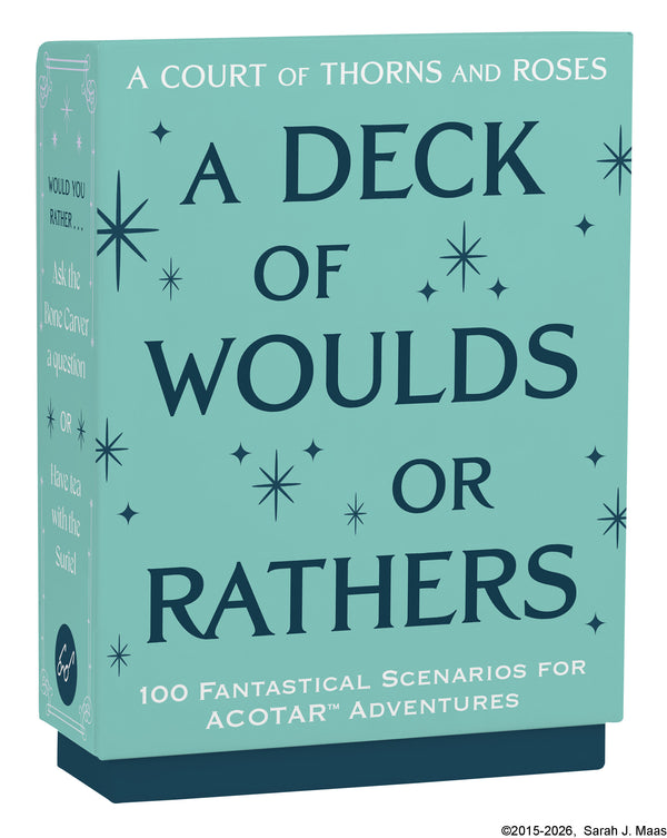 A Court of Thorns and Roses Official Deck: A Deck of Woulds or Rathers - 100 Fantastical Scenarios for ACOTAR Adventures (Flash Cards (Decks))