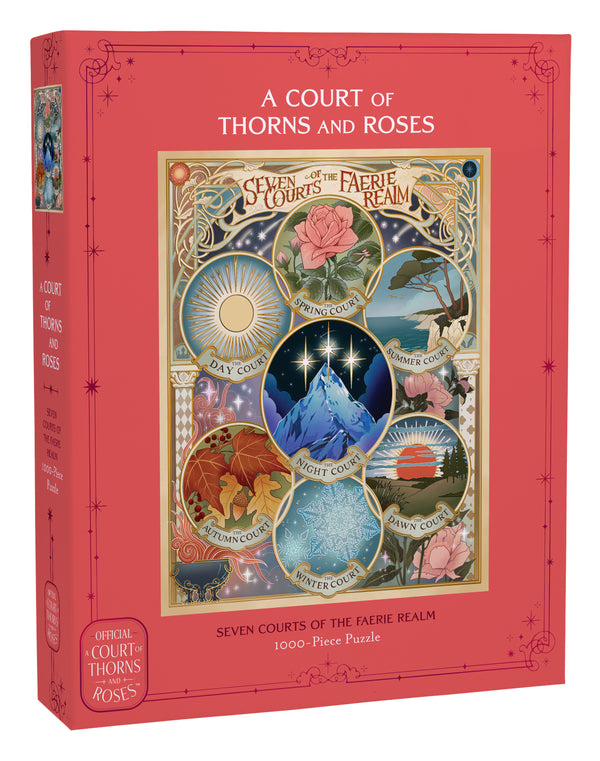 A Court of Thorns and Roses Official Seven Courts of the Faerie Realm 1000-Piece Puzzle - From the ACOTAR Collection (Jigsaw Products)