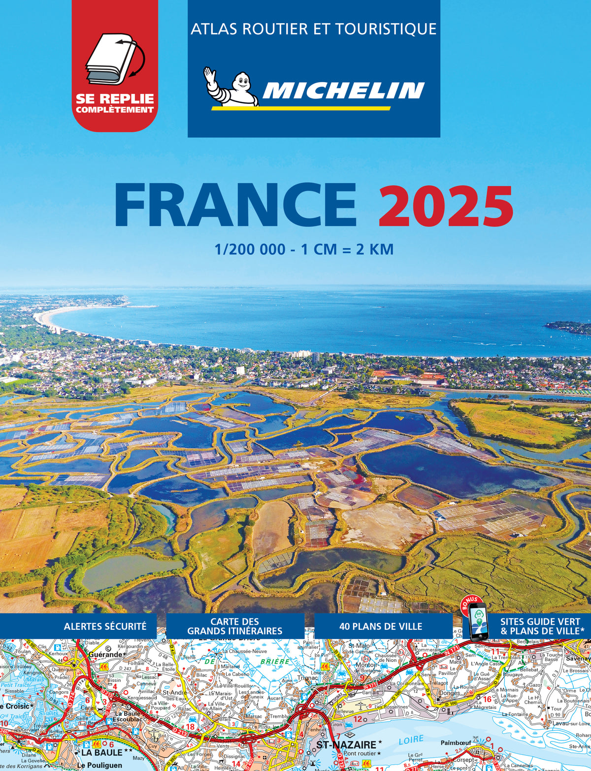 France 2025 - Tourist & Motoring Atlas Multi-flex (Flexibound