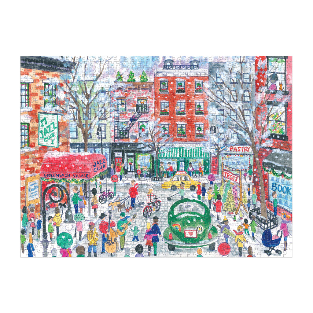 Michael Storrings Christmas In London 1000 Piece Jigsaw Puzzle Michael Storrings Christmas In London 1000 Piece Jigsaw Puzzle
