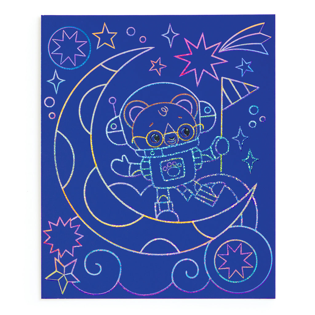 Cosmic Galaxy Scratch & Sparkle Art Activity Kit (Craft Kit)– Abrams ...