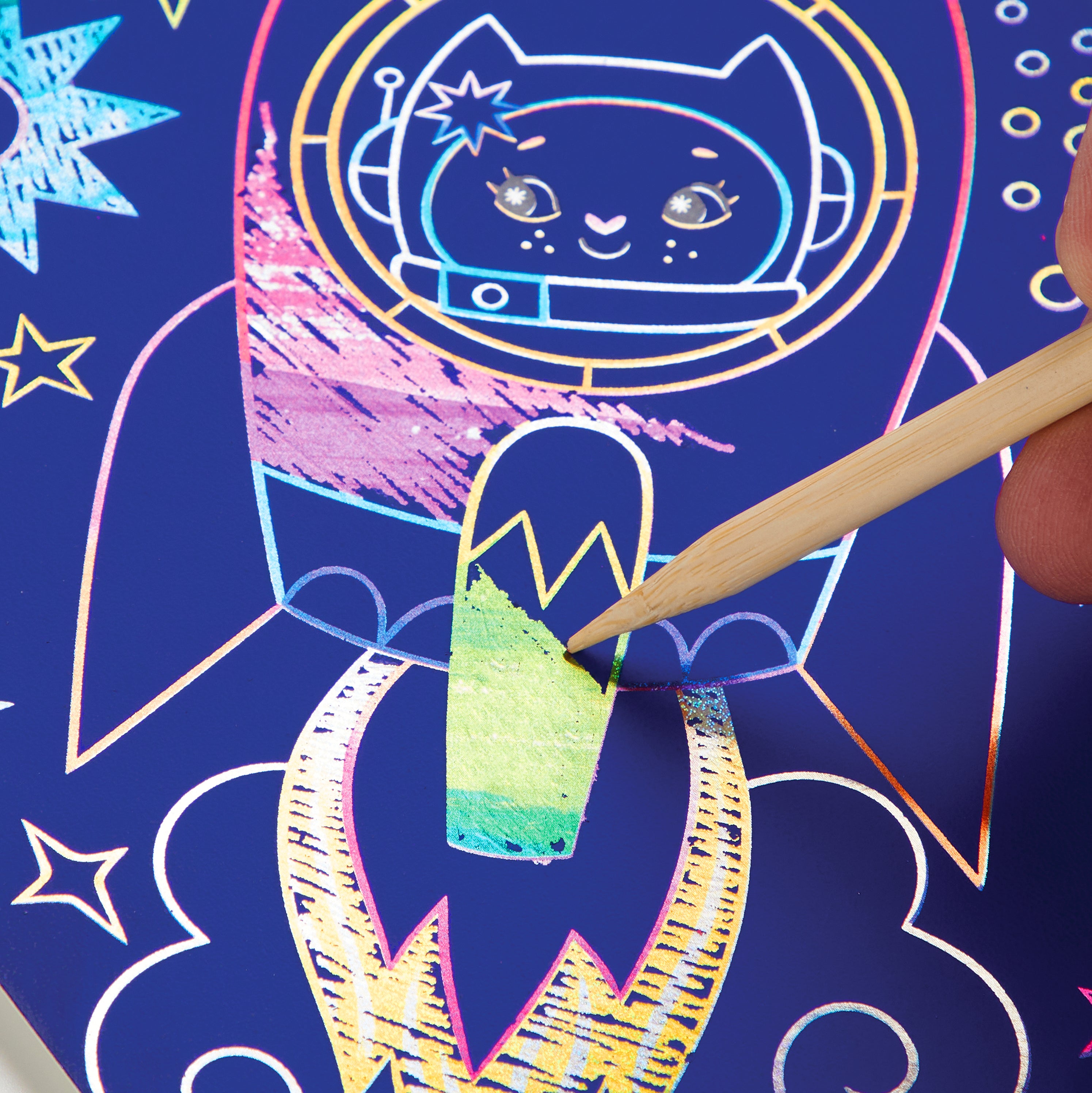 Cosmic Galaxy Scratch & Sparkle Art Activity Kit (Craft Kit)– Abrams ...