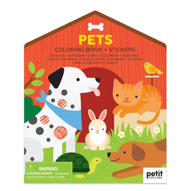 Colorable Pet Stickers Pets Coloring Book and Stickers (Paperback)– Abrams & Chronicle Books