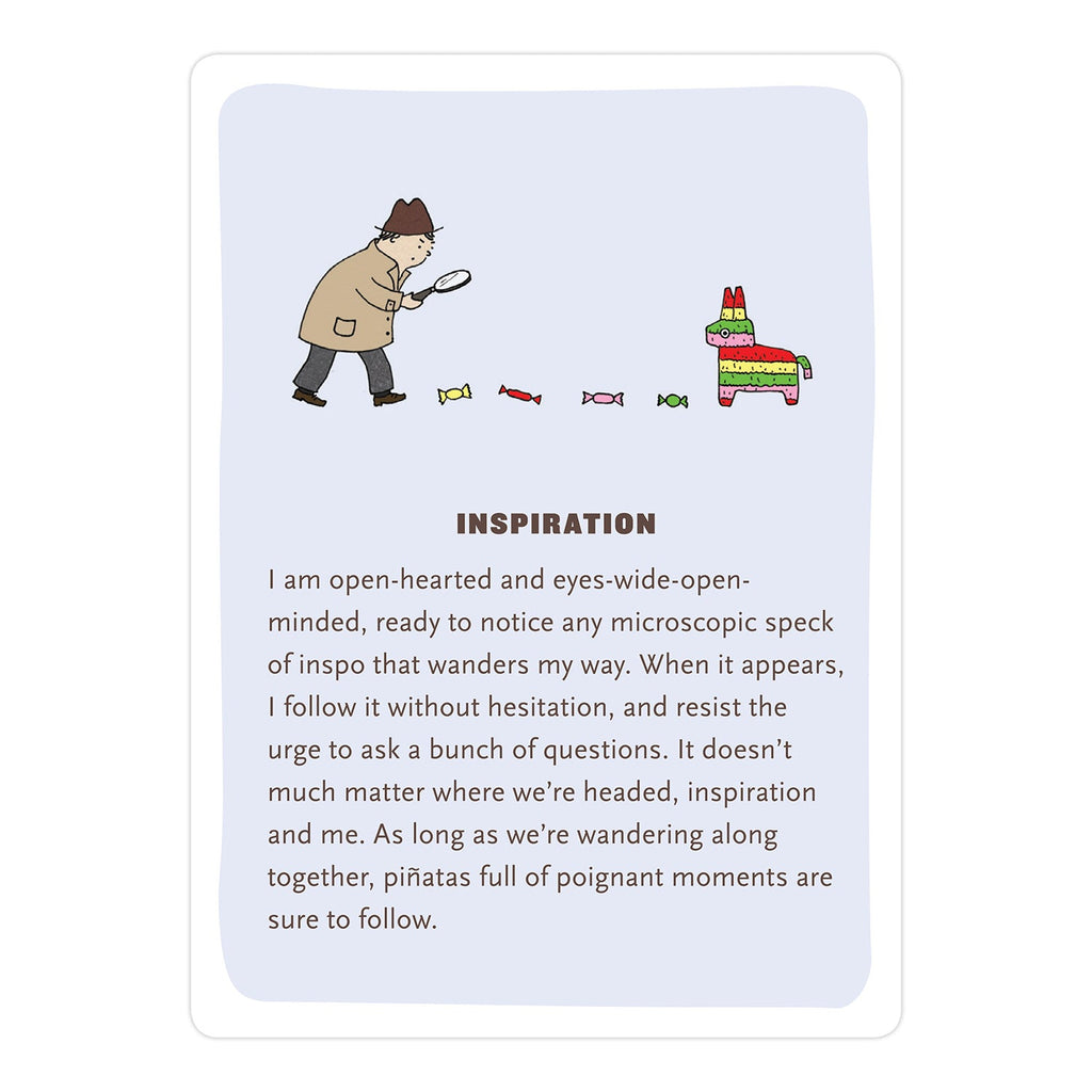 Knock Knock Affirmators!® Creativity: 50 Affirmation Cards Deck - Knock Knock Stuff SKU 