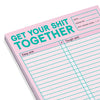 Get Your Shit Together Pad (Pastel Version) by Knock Knock, SKU: 12619