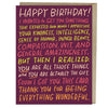 Em & Friends Everything Wonderful Birthday Card Blank Greeting Cards with Envelope by Em and Friends, SKU 2-02827