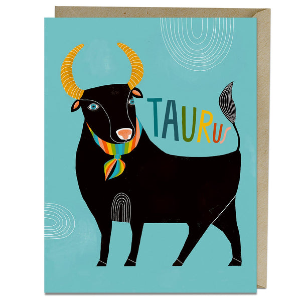 Em & Friends Taurus Card Blank Greeting Cards with Envelope by Em and Friends, SKU 2-02692