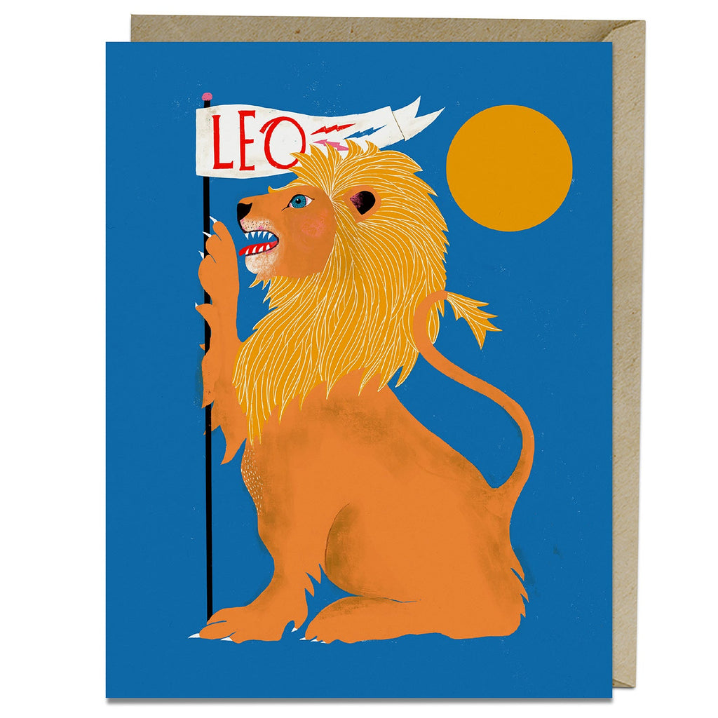 Em & Friends Leo Zodiac Card Blank Greeting Cards with Envelope by Em and Friends, SKU 2-02695