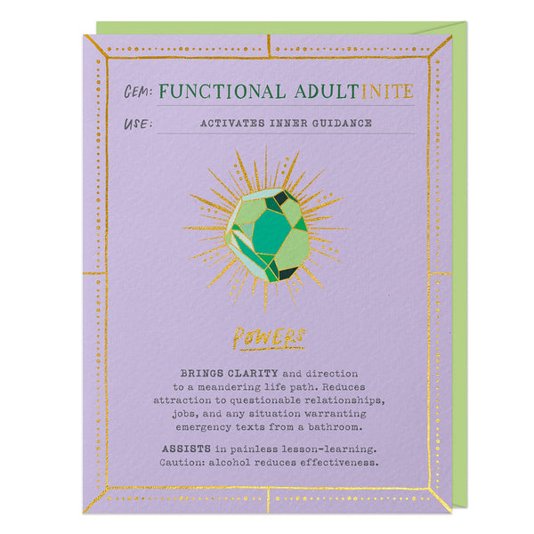 Em & Friends Functional Adult Fantasy Stone Card (No Pin) Blank Greeting Cards with Envelope by Em and Friends, SKU 2-02794