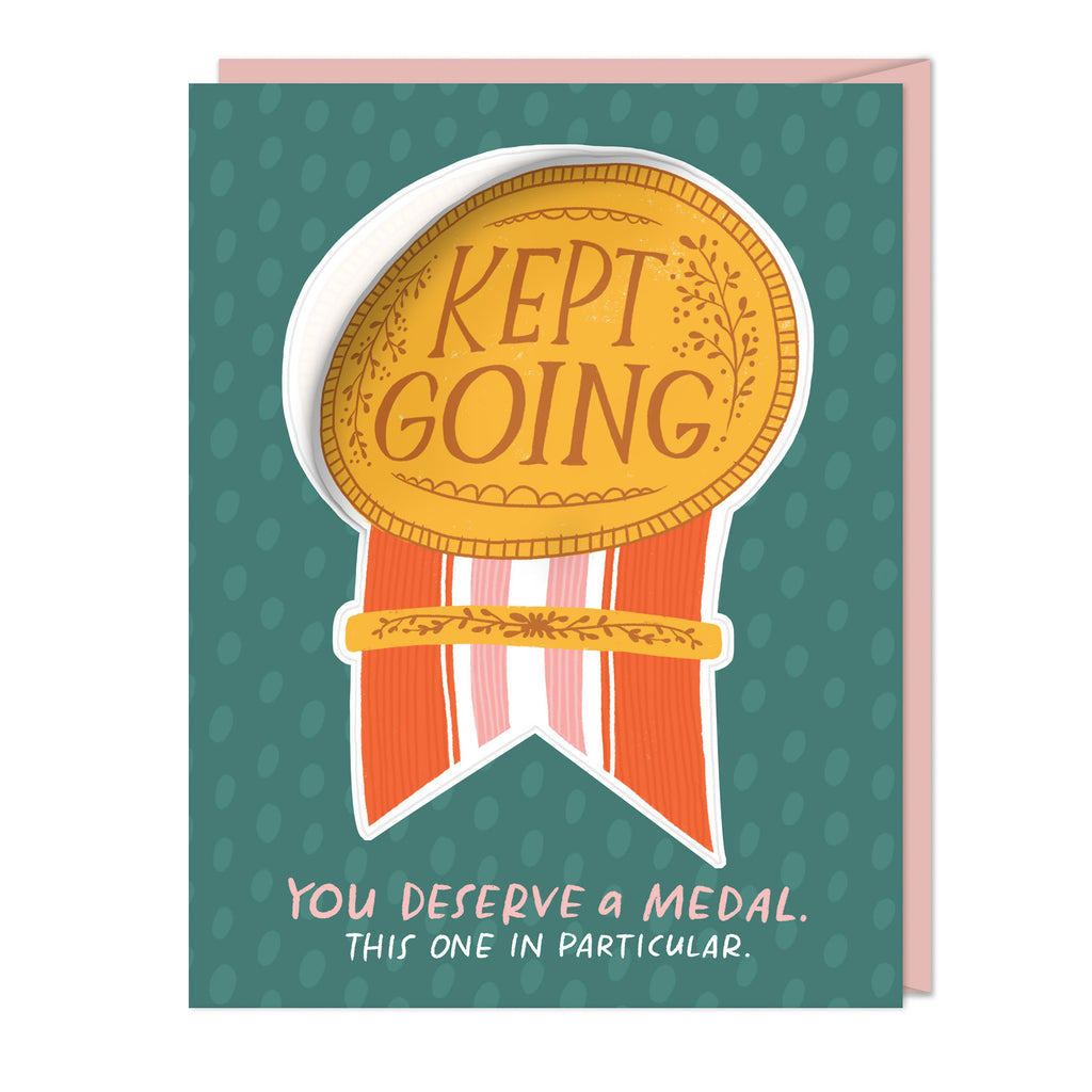 Em & Friends Kept Going Sticker Card Blank Greeting Cards with Envelope by Em and Friends, SKU 2-02812