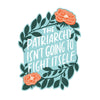 Em & Friends Patriarchy Sticker Card Blank Greeting Cards with Envelope by Em and Friends