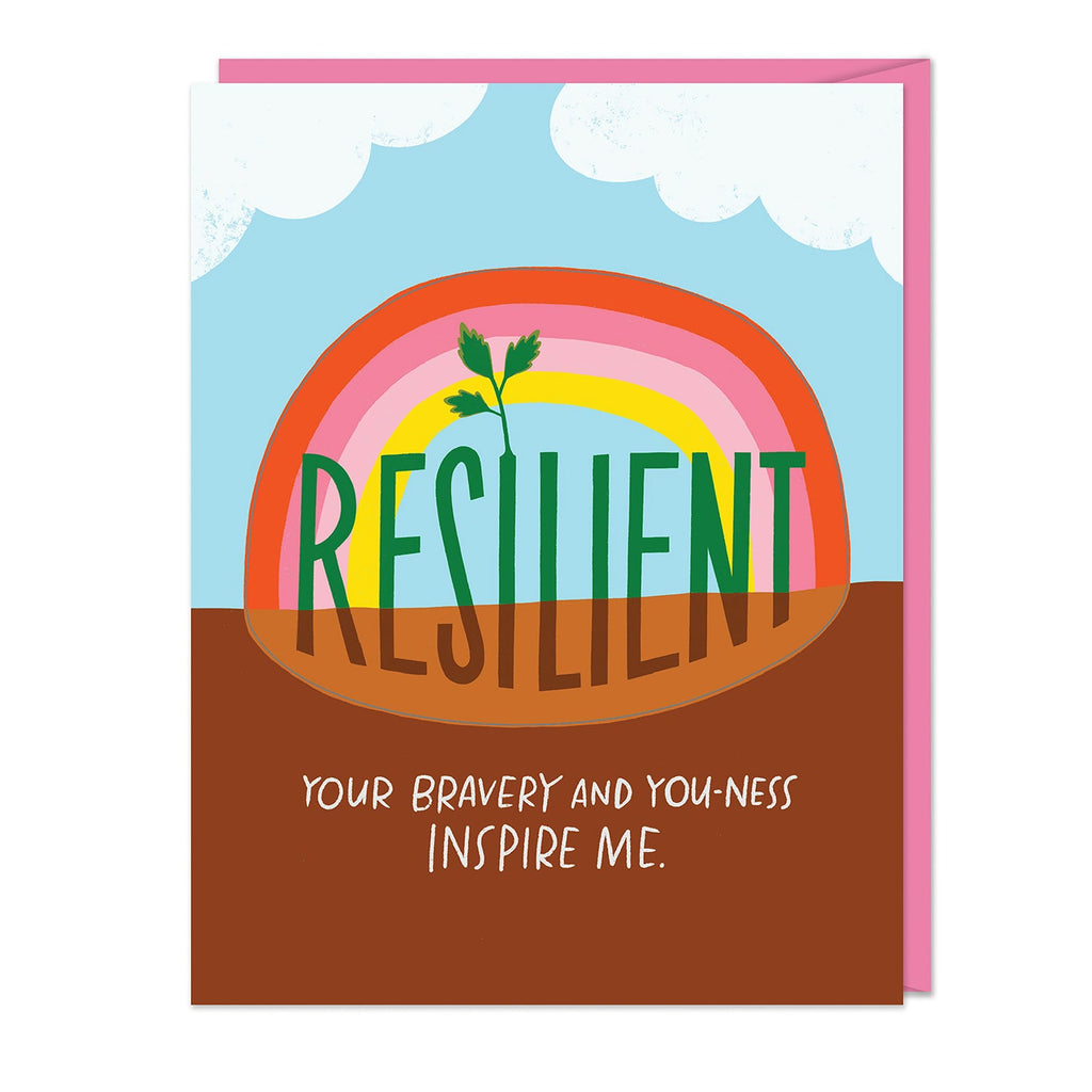 Em & Friends Resilient Sticker Card Blank Greeting Cards with Envelope by Em and Friends