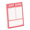 Knock Knock Get Shit Done Great Big Sticky Note Adhesive Paper Notepad - Knock Knock Stuff SKU 12541