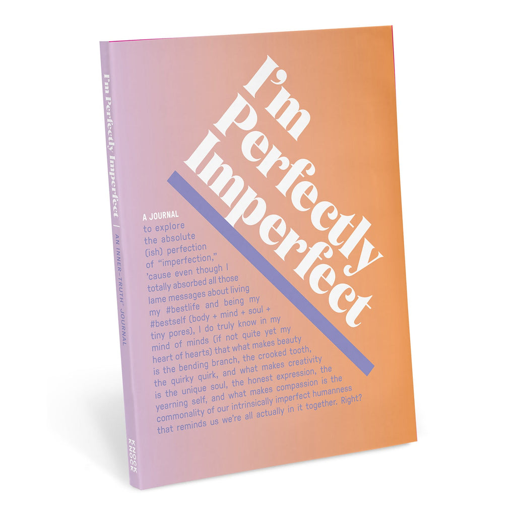 Knock Knock I'm Perfectly Imperfect Inner-Truth® Journal (Ombre Edition) Paperback Lined Notebook - Knock Knock Stuff SKU 50195