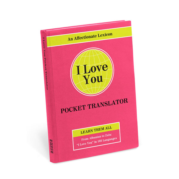 Knock Knock I Love You Pocket Translator Softcover Funny Book - Knock Knock Stuff SKU 50301