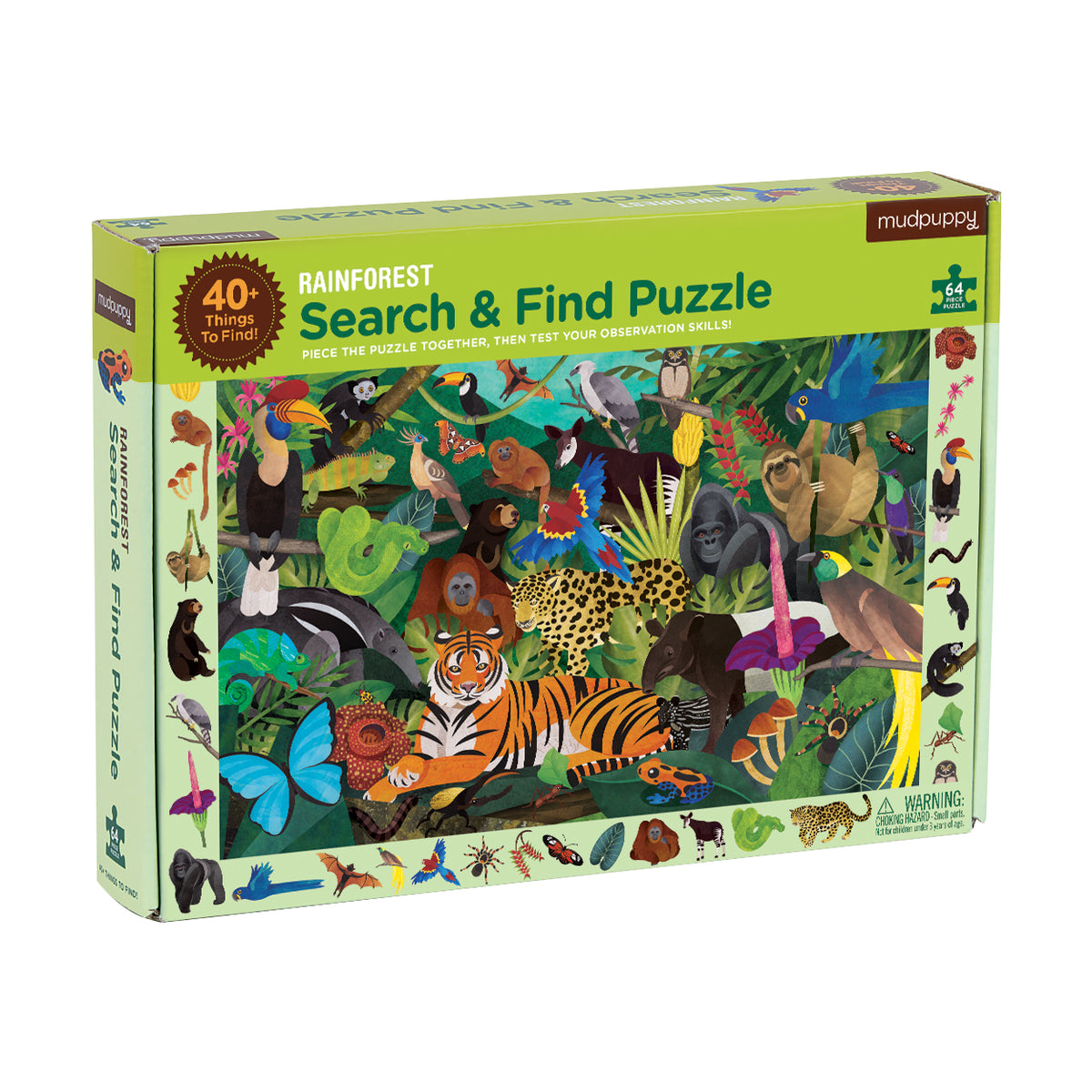 Rainforest Search & Find Puzzle (Jigsaw Products)– Abrams