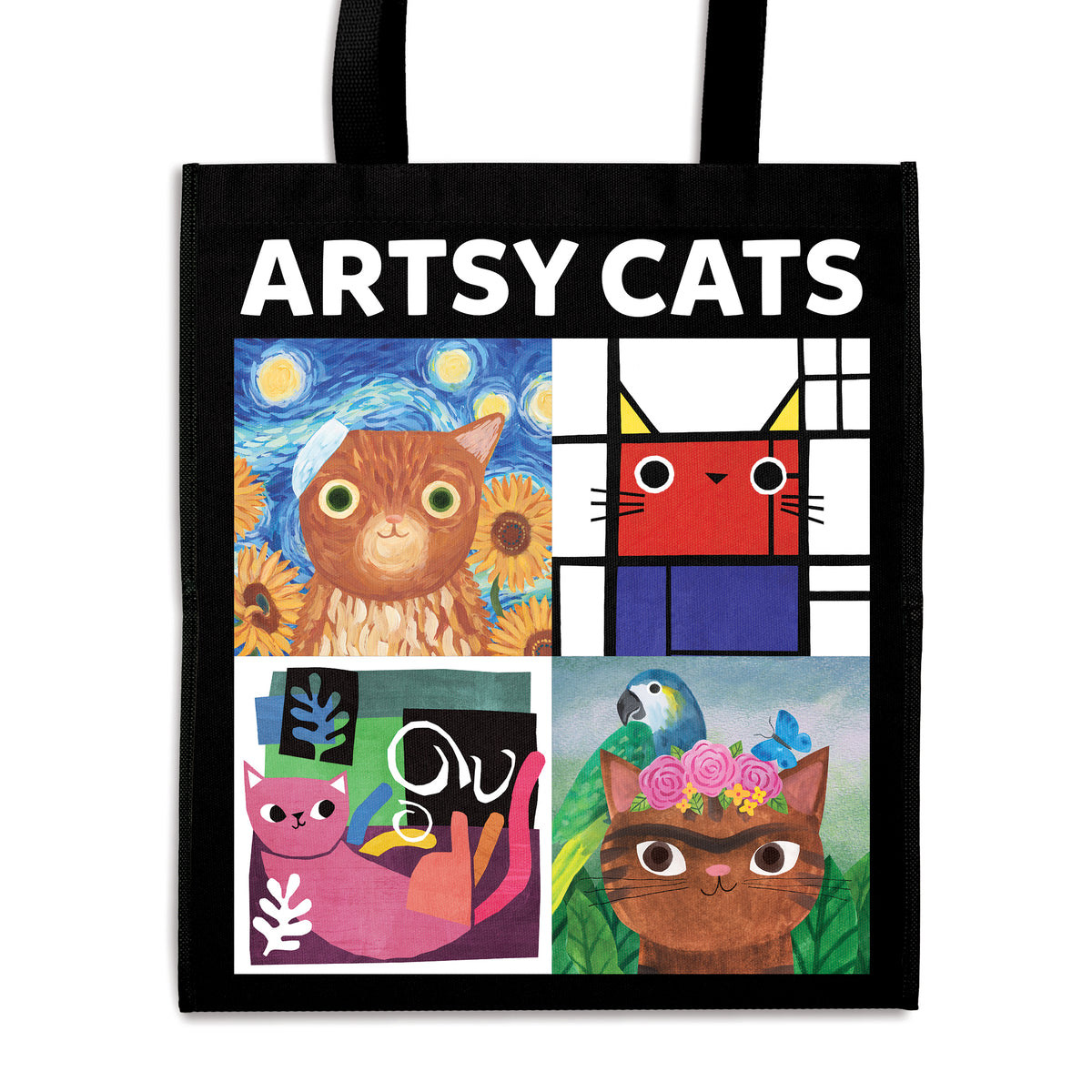 Artsy Cats Reusable Shopping Bag– Abrams & Chronicle Books