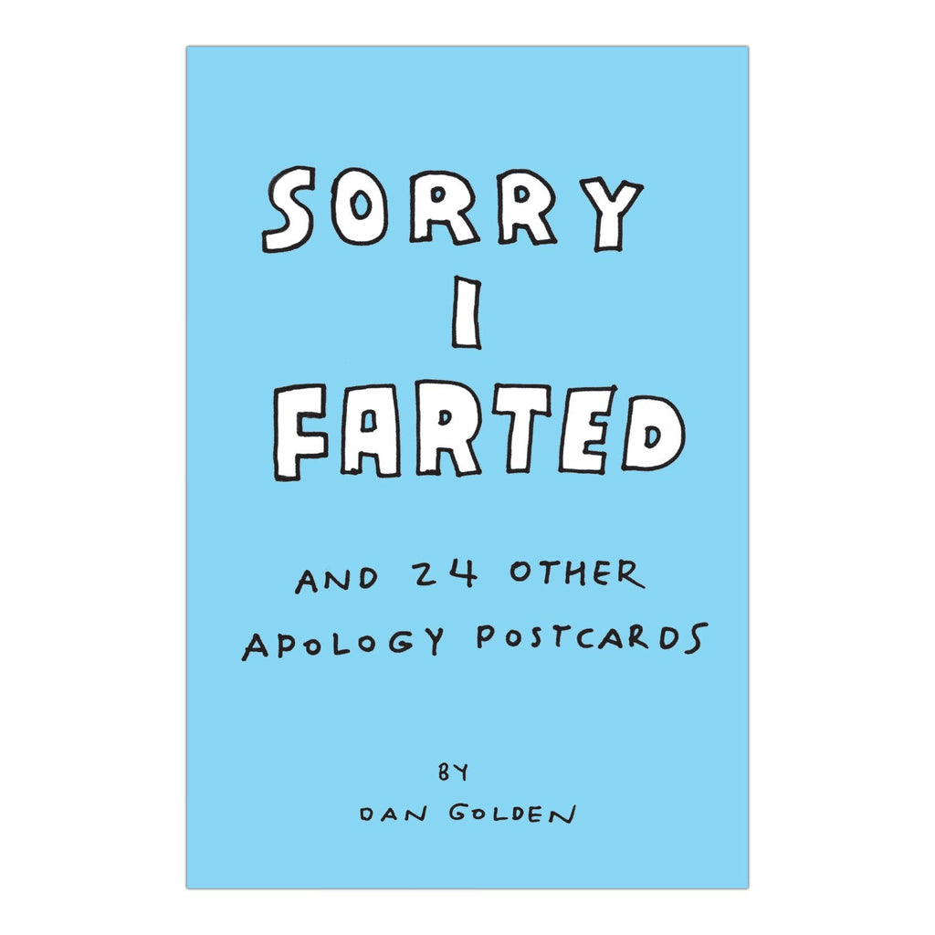 Knock Knock Sorry I Farted and 24 Other Apology Postcards - Knock Knock Stuff SKU 
